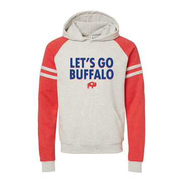 Let's Go Buffalo Raglan Hoodie