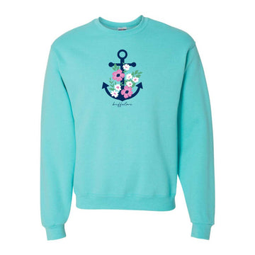 Floral Anchor Sweatshirt