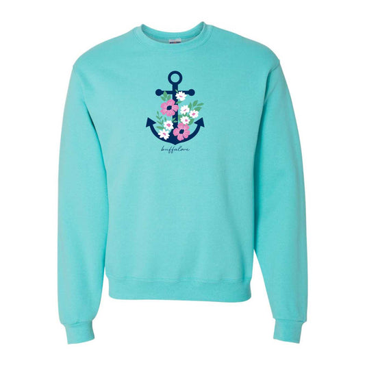 Floral Anchor Sweatshirt