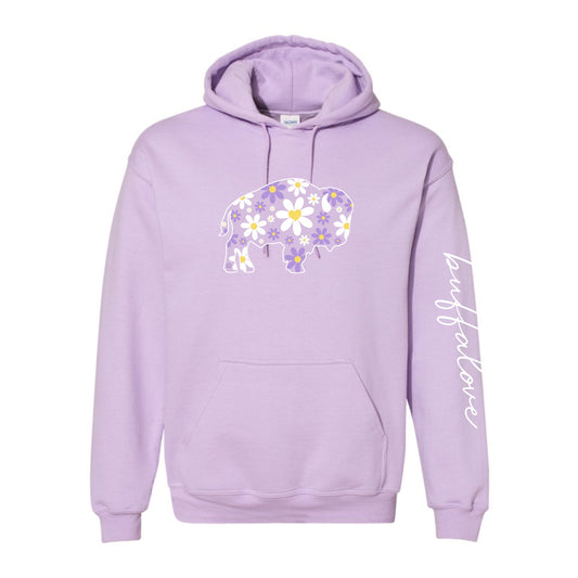 Floral Buffalo Hoodie