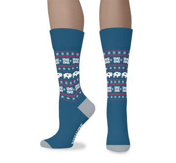 Winter Sweater Crew Socks