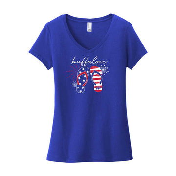 Ladies Flip Flop V-Neck