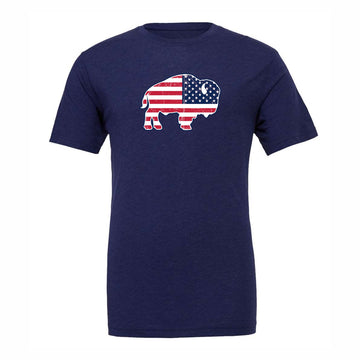Patriotic Buffalo T Shirt