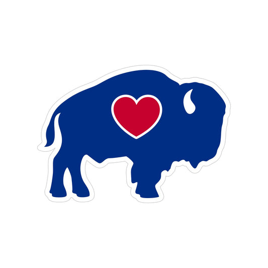 Die Cut Buffalo Stickers & Magnet