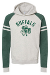 Distressed Buffalo Shamrock Vintage Hoodie