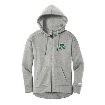 Ladies Buffalo Shamrock Full Zip Hoodie