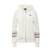 Ladies Striped Sleeve Full Zip Hoodie