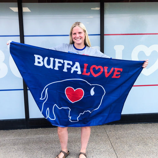 Classic BuffaLove Flag 3ftX5ft