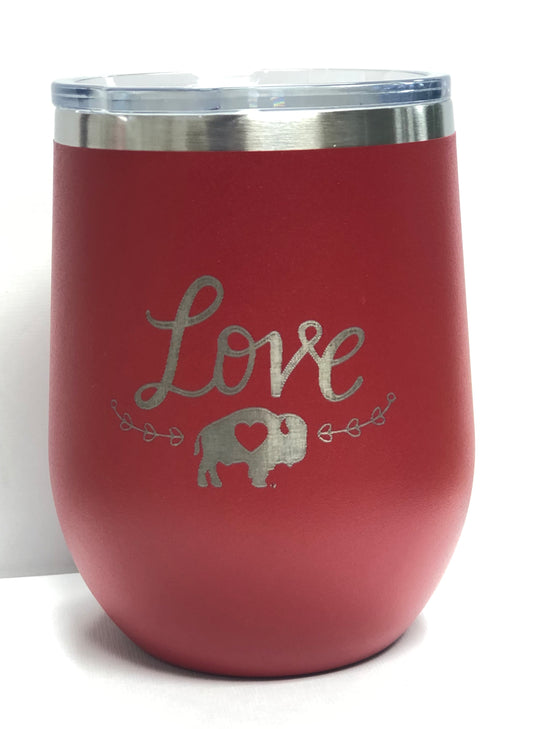 LOVE Stainless Stemless Wine Tumbler