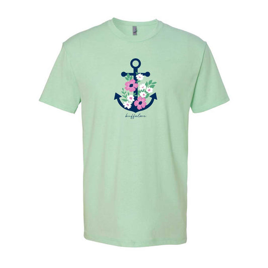 Floral Anchor T Shirt