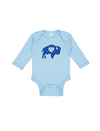 Tiny Buffalo Long Sleeve Onesie