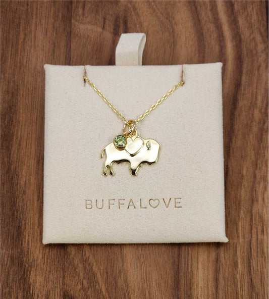 Gold Birthstone Charm (Necklace Not Included)