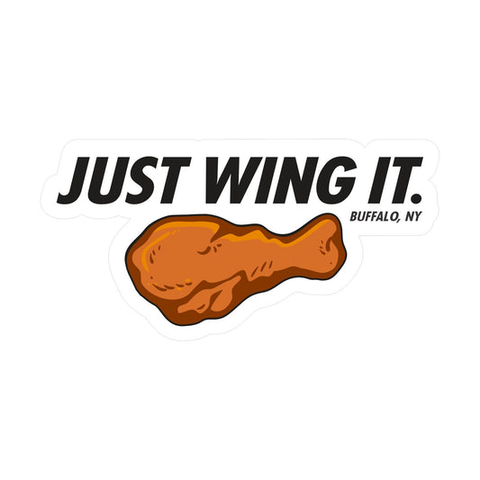 Just Wing It Sticker