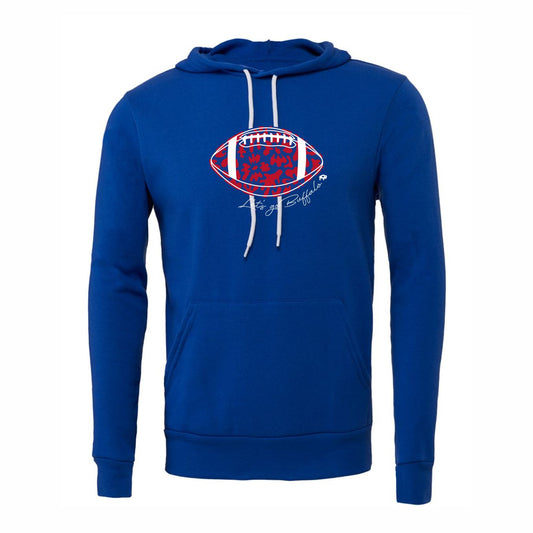 Floral Football Hoodie