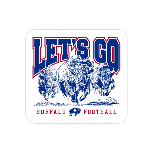 Let's GO Buffalo Sticker