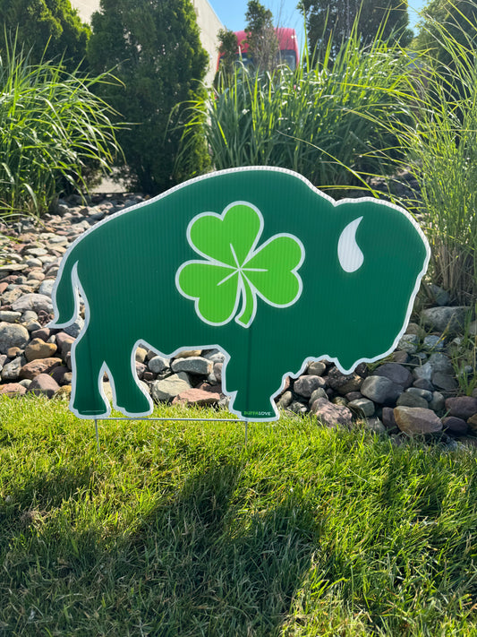 Irish Buffalo Garden Sign