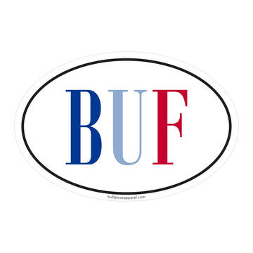 Oval BUF Sticker/Magnet