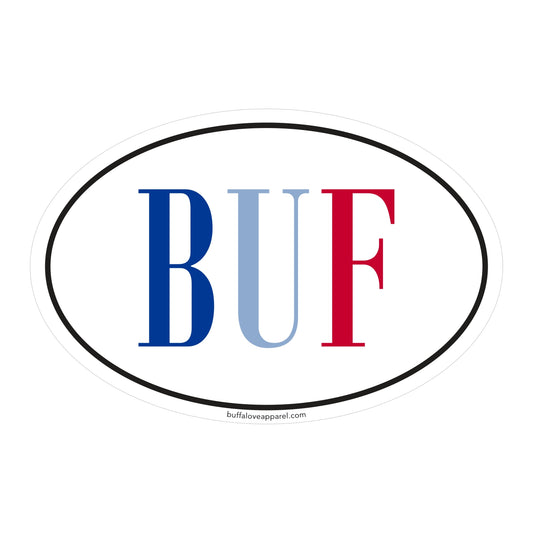 Oval BUF Sticker/Magnet