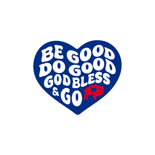 Be Good Heart Sticker/Magnet