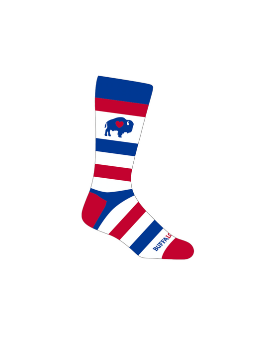 Red/White/Blue Crew Socks