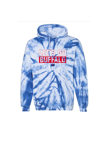 Let's Go Buffalo Tie Dye Hoodie