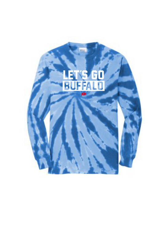 Let's Go Buffalo Tie Dye Long Sleeve