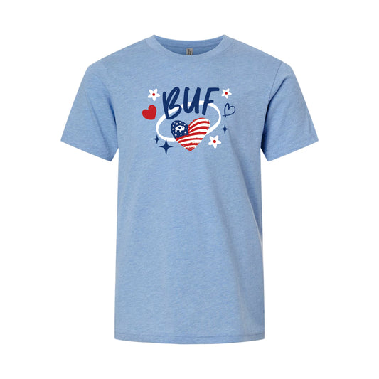 Youth BUF Patriotic T Shirt