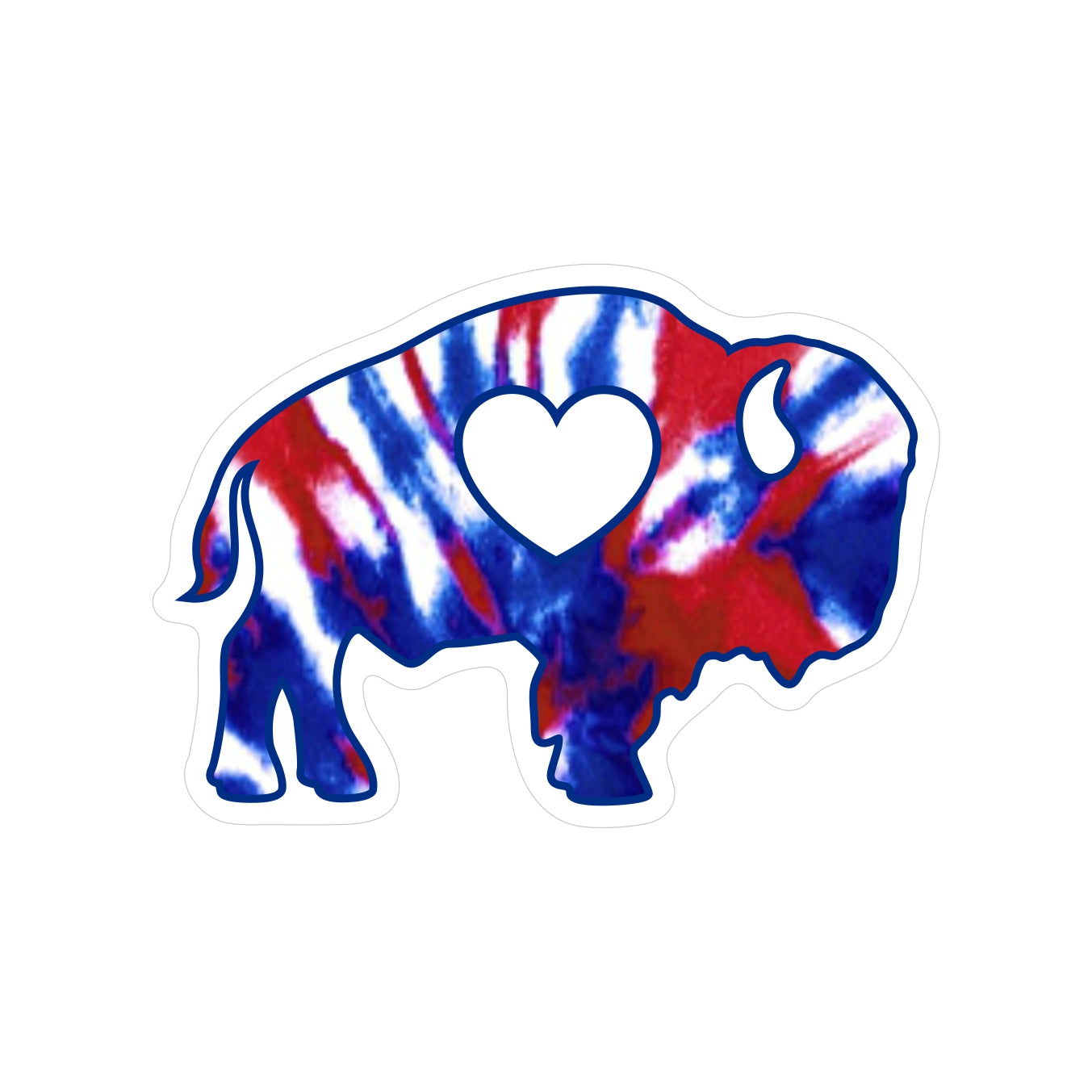 Buffalo Rv Sticker RWB Buffalo Sticker/Magnet – Buffalove Apparel
