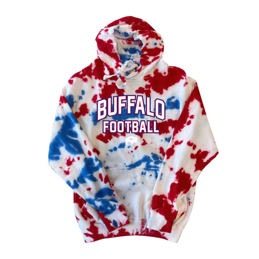 RWB Football Tie Dye Hoodie