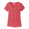 Ladies Buffalo Sparkle V-Neck