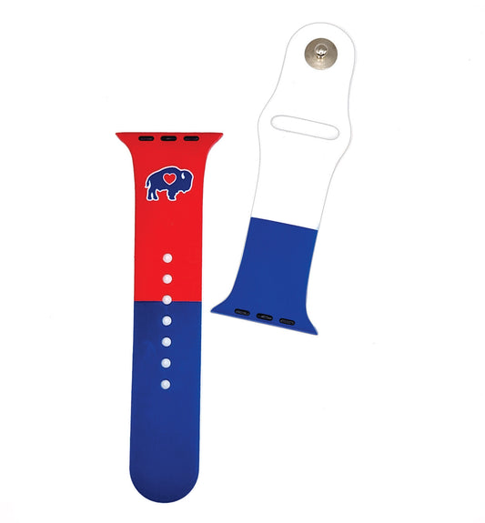 Colorblock Silicone Watchband