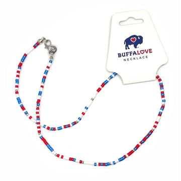 Buffalove Thin Beaded Necklace