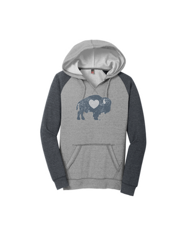 Ladies Classic V-Neck Hoodie