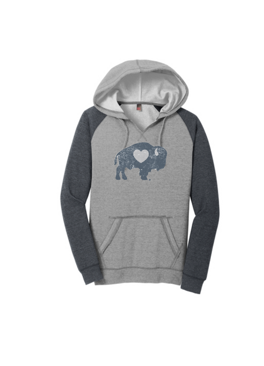 Ladies Classic V-Neck Hoodie