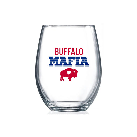 Buffalo Mafia Stemless Wine
