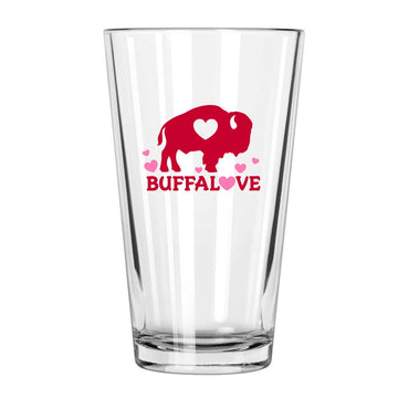 Buffalo Hearts Pint Glass