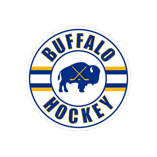 Buffalo Hockey Circle Sticker