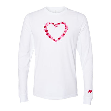 Collage Hearts Long Sleeve