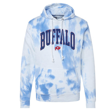 Collegiate Buffalo Tie Dye Hoodie