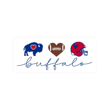 Football Icon Mini Sticker