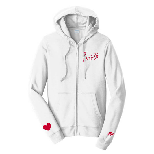 Love Full zip Hoodie
