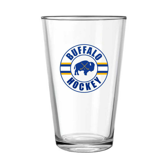 Buffalo Hockey Pint Glass