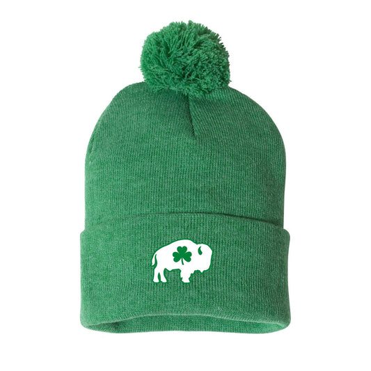 Heathered Irish Pom Hat