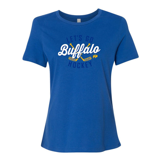 Ladies Let's Go Hockey T Shirt