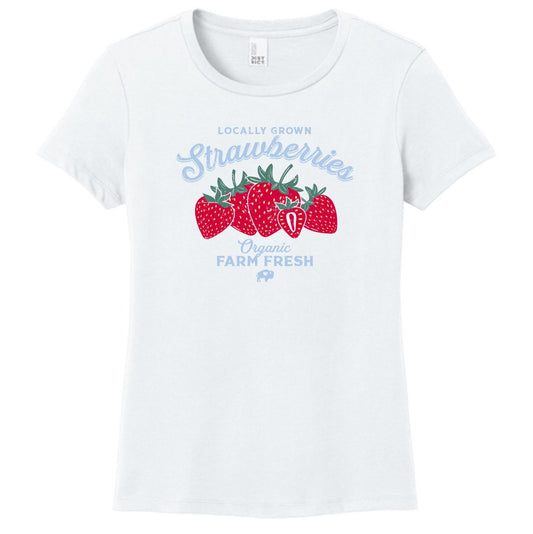 Ladies Locally Grown Strawberry T Shirt