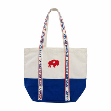 Let's Go Buffalo Canvas Tote
