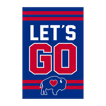 Let's Go Garden Flag