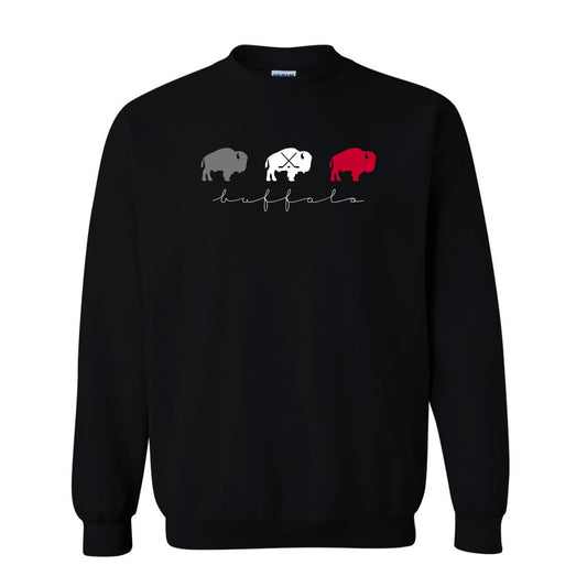 Multi Buffalo Hockey Sweatshirt
