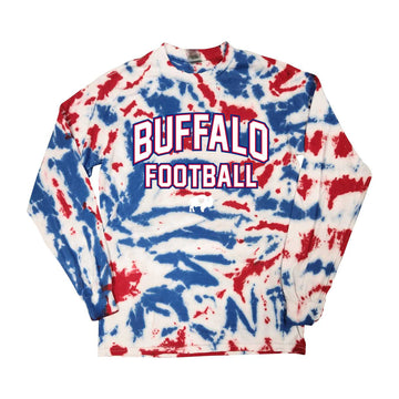 RWB Buffalo Football Tye Dye Long Sleeve