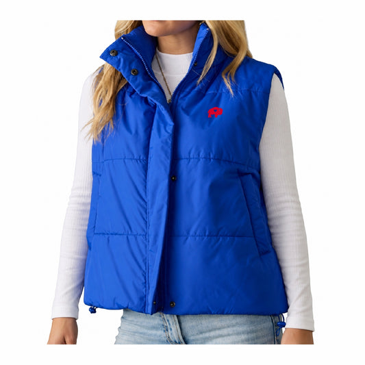 Ladies Cropped Puffer Vest